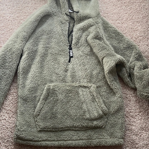 PINK Victoria's Secret Tops - PINK Sherpa Hoodie
